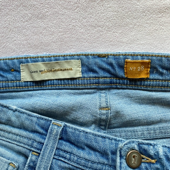 Womens Pilcro Light Blue distressed Jeans size 28 - Picture 9 of 14